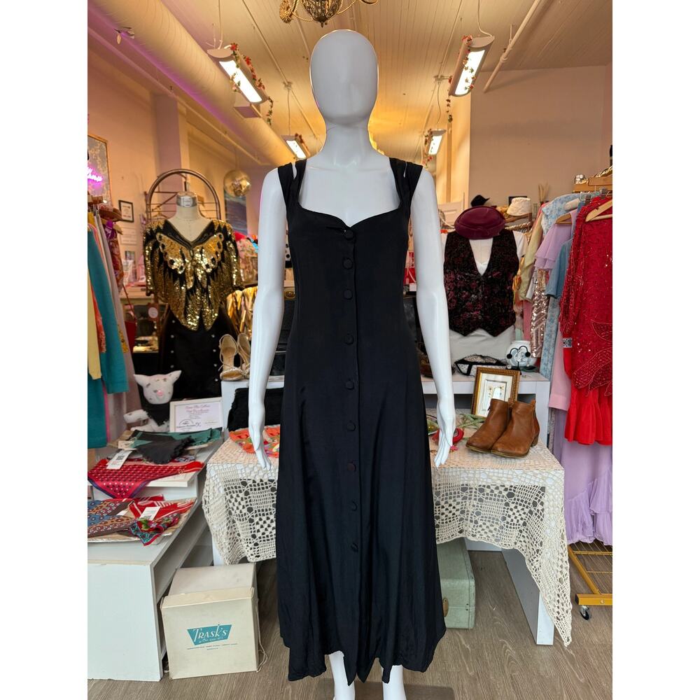 Black Button Up Dress